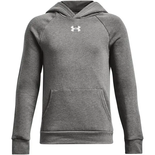 Image of Under Armour Logo OTH Hoodie Junior Boys 7 - 8 Years (S) Grey 53023125175