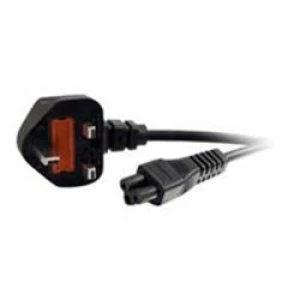 Image of C2G 3m UK Laptop Power Cord (BS 1363 to IEC 60320 C5)