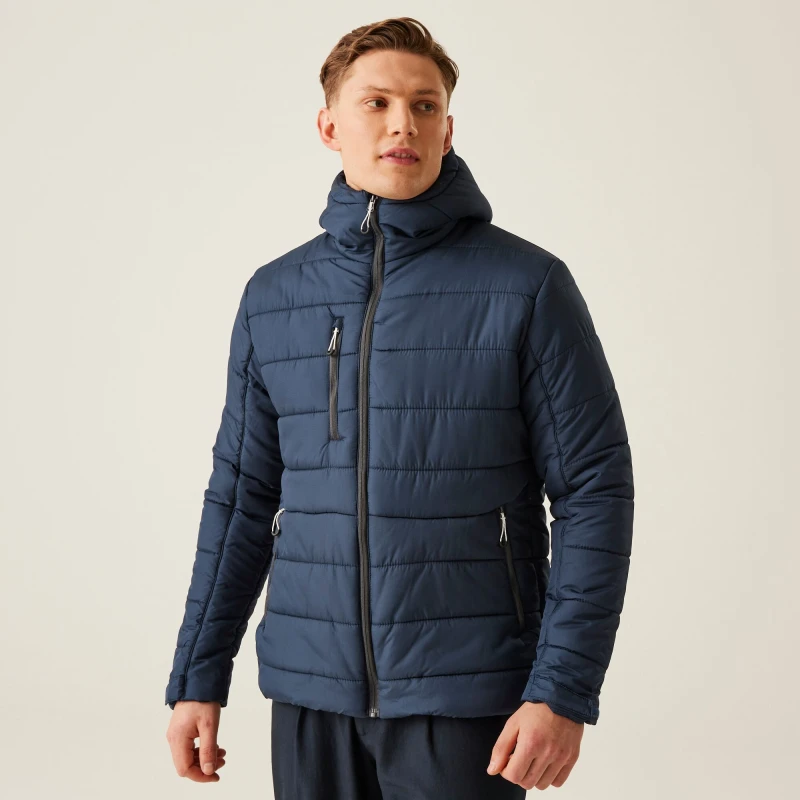 Image of Regatta Regatta Men 'Navigate' Thermal Jacket in Navy Size: Medium Navy M Male 5063019155142