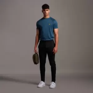 Image of Mens Fly Fleece Trackies - True Black - L