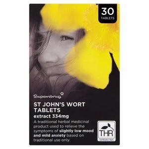 Image of Superdrug St Johns Wort Tablets x 30
