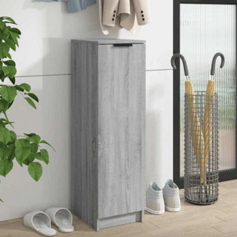 Image of VIDAXL Shoe Cabinet Grey Sonoma 30x35x100cm Engineered Wood Vidaxl 8720287084686
