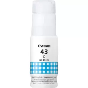 Image of Canon 4672C001/GI-43C Ink bottle cyan 3800 Photos 60ml for Canon...