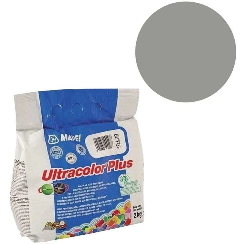 Image of MAPEI Mapei Ultracolor Plus Grout 112 Medium Grey 2kg BMU112P