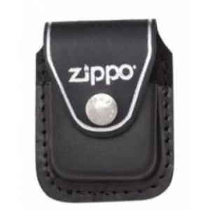 Image of Zippo Black Lighter Pouch With Clip Leather