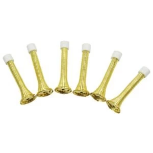 Image of BQ Carbon Steel Brass Effect Door Stop Pack of 6
