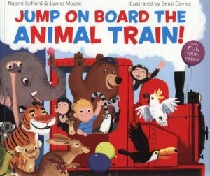 Image of Jump on Board the Animal Train by Naomi Kefford Paperback