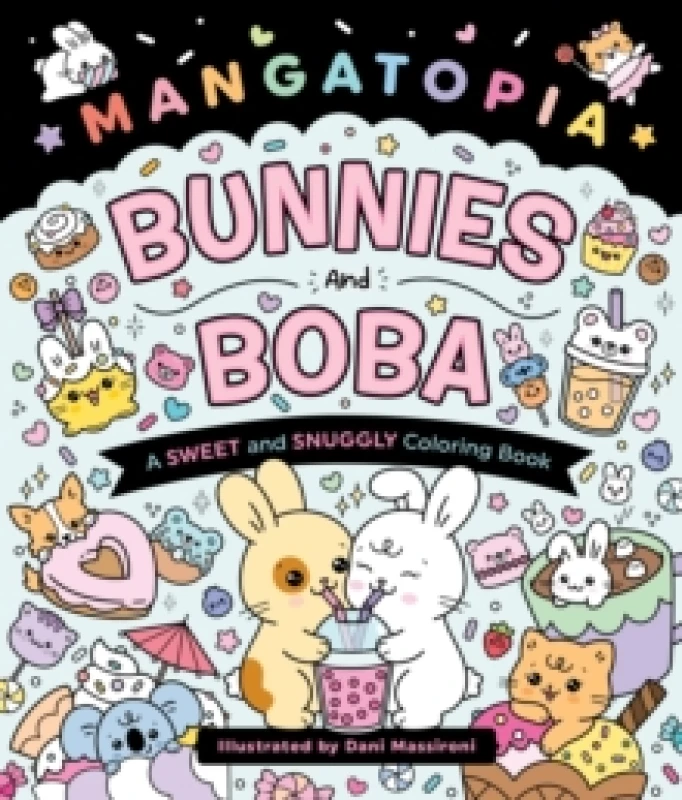 Image of Mangatopia: Bunnies and Boba : A Sweet and Snuggly Coloring Book Paperback / softback