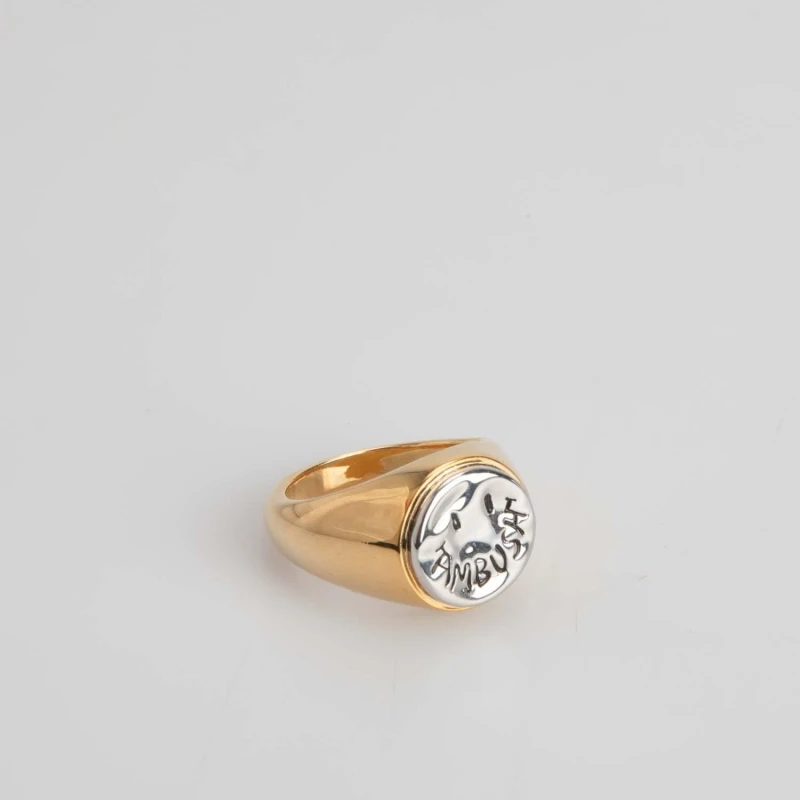 Image of Ambush Smiley Ring - Gold Gold 10
