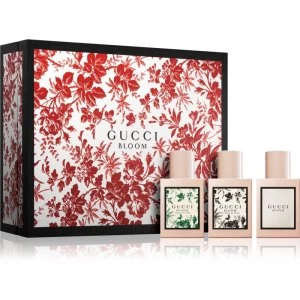 Image of Gucci Bloom Gift Set 30ml Eau de Parfum + 30ml Acqua di Fiori Eau de Toilette + 30ml Nettare Di Fiori Eau De Parfum