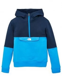 Image of The North Face Boys Yafita 1/4 Zip Hoodie - Blue