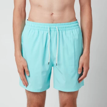 Image of Polo Ralph Lauren Mens Traveller Swimming Trunks - Hammond Blue - L