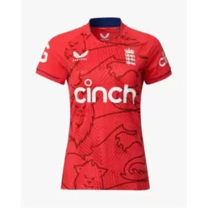 Image of Castore England T20 Shirt Womens - Red