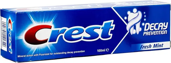 Image of Crest Decay Prevention Fresh Mint Toothpaste 100ml