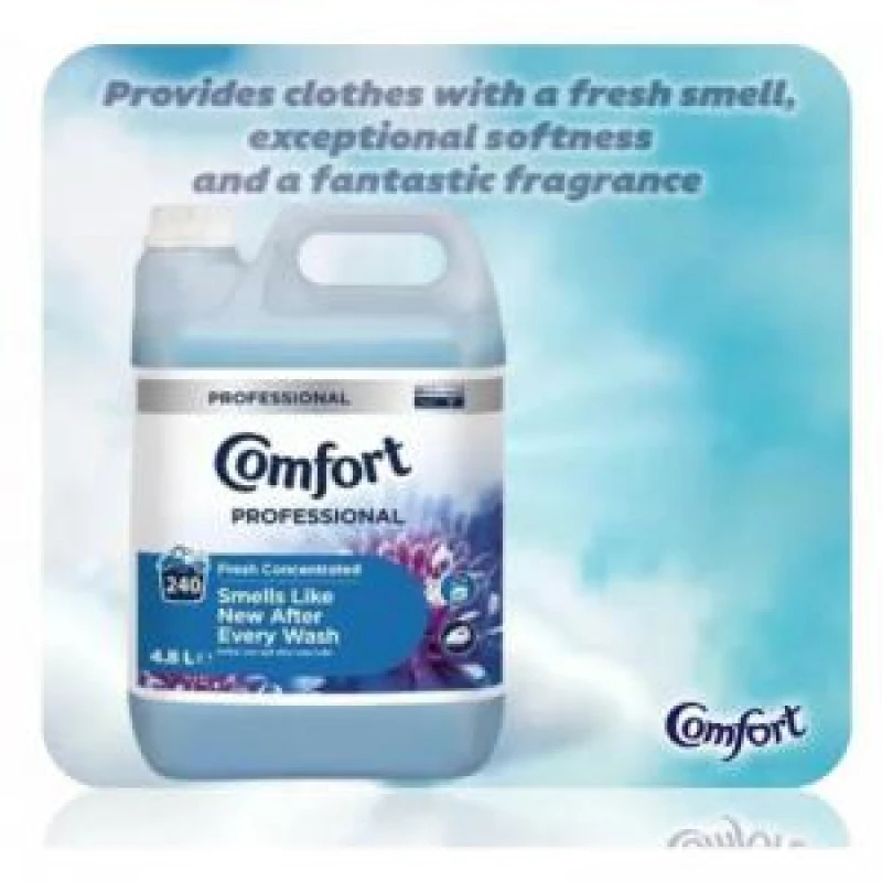 Image of Comfort Professional Fresh Fabric Softener Concentrated 4.8 Litre 240W NWT8343P