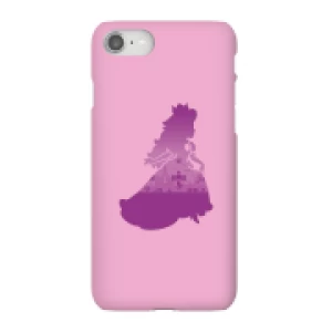 Image of Nintendo Super Mario Peach Silhouette Phone Case - iPhone 8 - Snap Case - Gloss