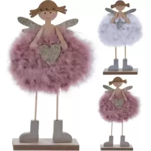 Image of The Spirit Of Christmas Standing Angel 31 - Pink