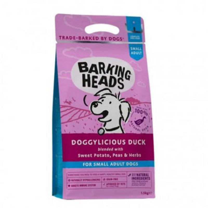 Image of Barking Heads Little Paws Fuss Pot Duck Dry Dog Food, 1.5kg
