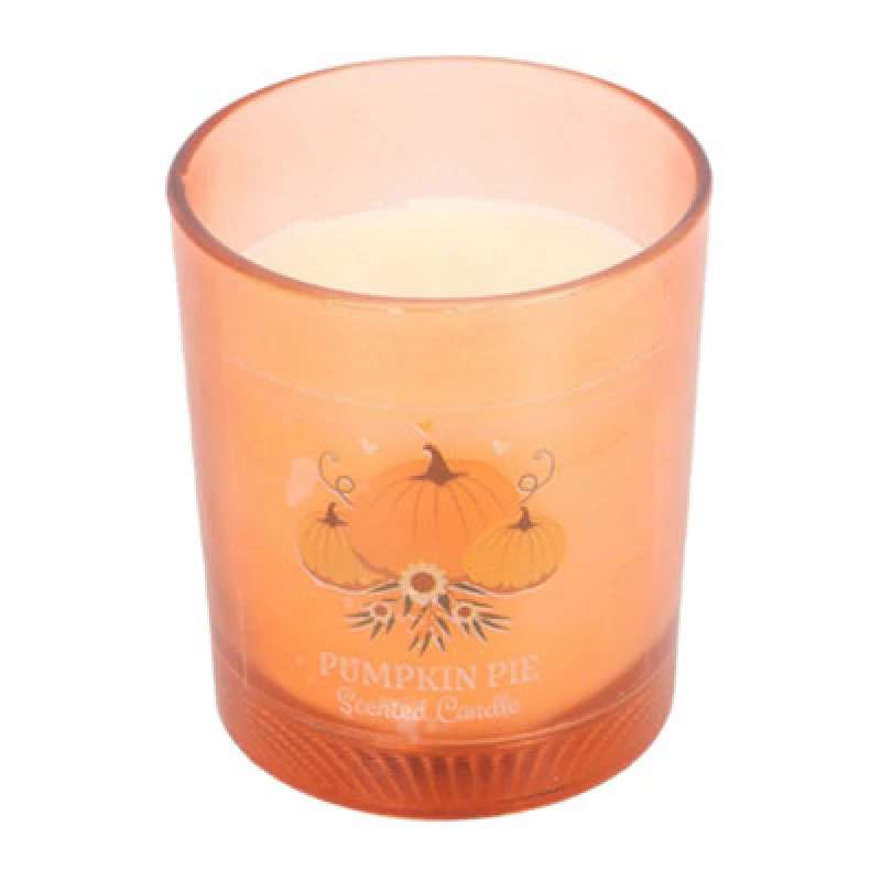 Image of Something Different Something Different Autumn Wishes Pumpkins Candle in Orange Orange One Size Unisex 5063806402596