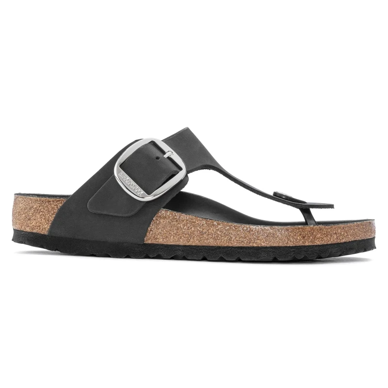 Image of Birkenstock Womens flip-flops Birkenstock Gizeh Noir Female 41 Etroit