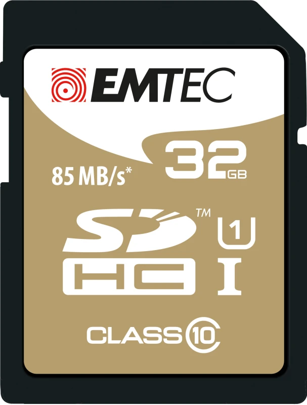 Image of Emtec ECMSD32GHC10GP memory card 32GB SDHC Class 10
