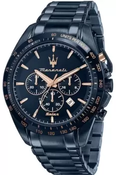 Image of Gents Maserati Solar Blue Watch R8873649001