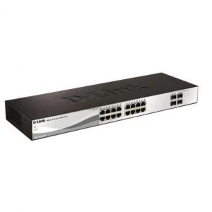 Image of D-Link DGS-1210-20 network switch Managed L2 Black 1U