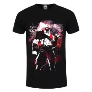 Image of Grindstore Mens Kratos Silhouette T-Shirt (M) (Black)