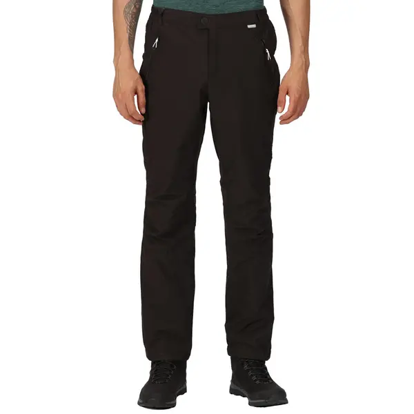 Image of Regatta Mens Highton Winter Polyamide Walking Trouser 38 - Waist 38' (96.5cm), Inside Leg 34' Black RMJ248-800-38L