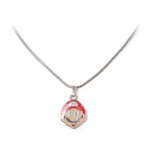 Image of Nintendo - Super Mario Bros. Mario Face Chain Pendant Necklace
