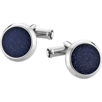 Image of Mont Blanc - Meisterstuck Cufflinks - Cufflinks - Silver