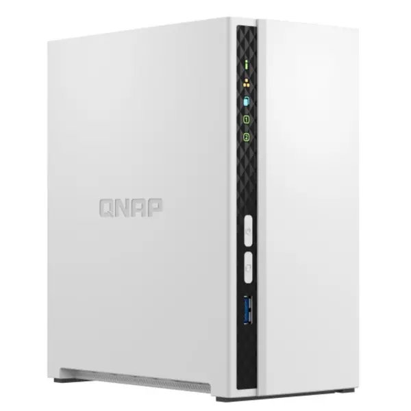 Image of QNAP TS-233 2GB RAM with 12TB Installed Storage 2 Bay SATA Desktop NAS Storage TS-233/12TB-IW