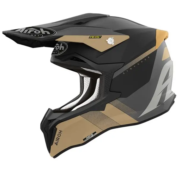 Image of Airoh Strycker Blazer Gold Matt Offroad Helmet Size M