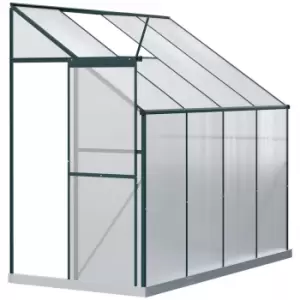 Image of Outsunny 8x4ft Walk-In Lean To Greenhouse - Green
