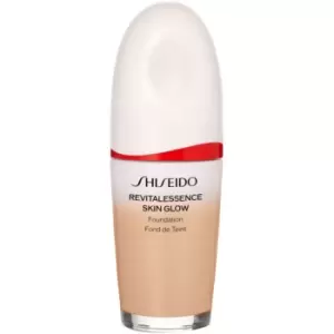 Image of Shiseido Revitalessence Skin Glow Foundation light illuminating foundation SPF 30 shade Quartz 30ml