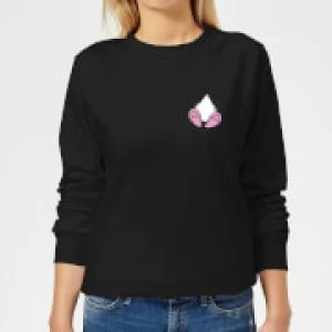 Image of Disney Daisy Duck Backside Womens Sweatshirt - Black