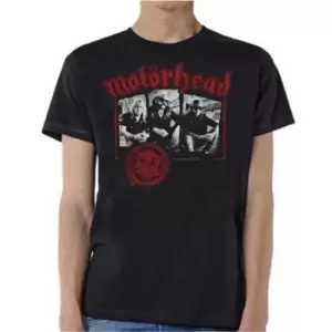 Image of Motorhead - Stamped Unisex Large T-Shirt - Black
