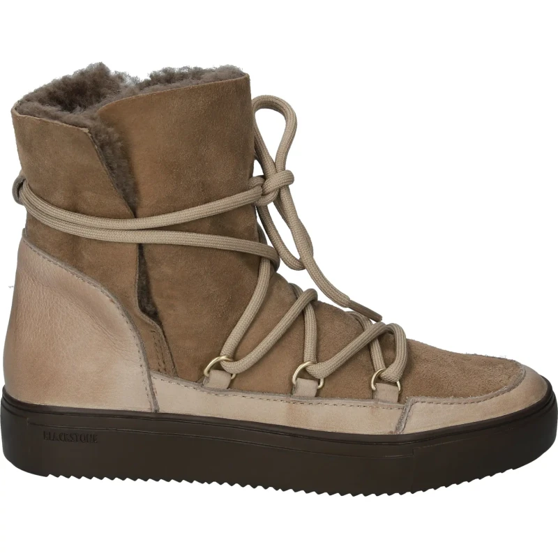Image of Blackstone Furry boots For Her Blackstone High Top Marron Female 40