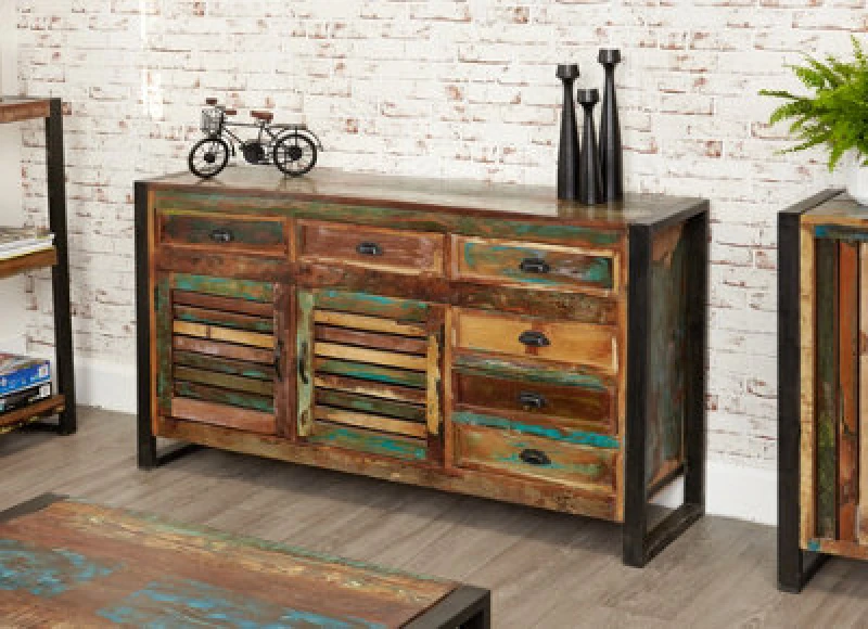 Image of Baumhaus Urban Chic Large 6 Drawer Sideboard