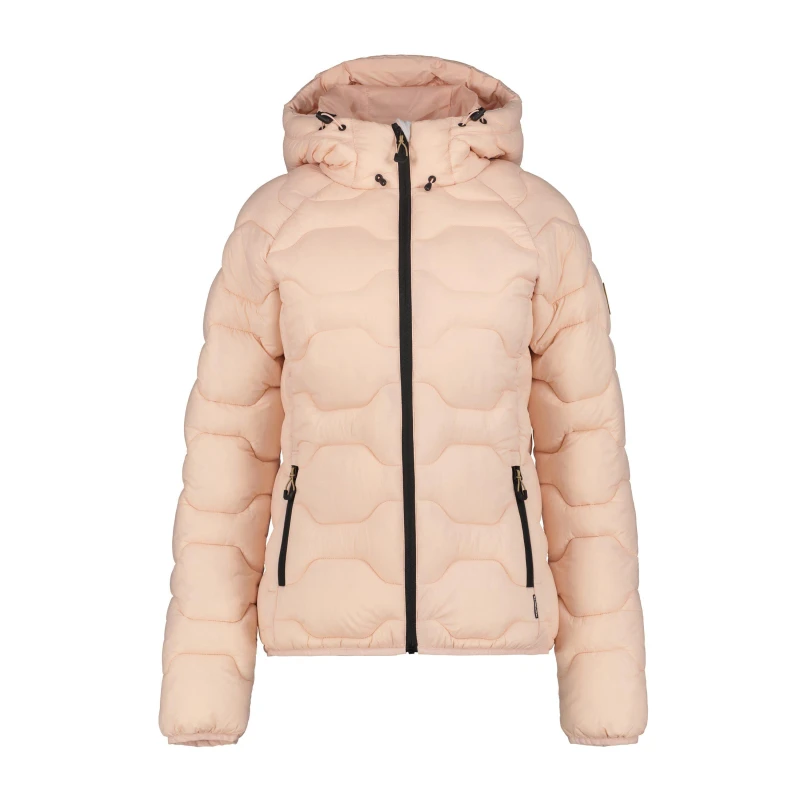 Image of Icepeak Womens Blackey Quilted Weather-Resistant Insulated Puffer Jacket Baby Pink female 8 (XS)