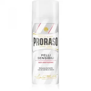 Image of Proraso White Shaving Foam for Sensitive Skin 50ml