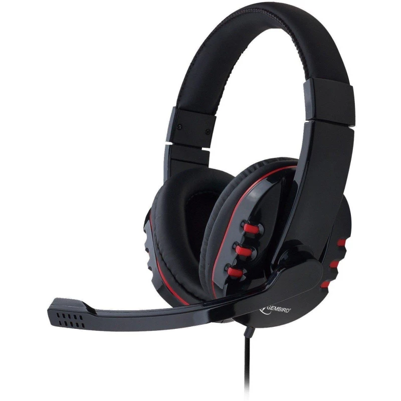Image of Gembird Surround Sound PC Gaming Headset With Microphone Black unisex One Size