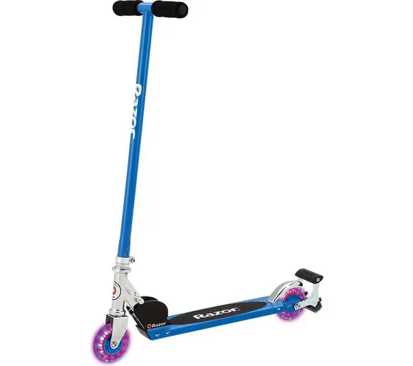 Image of RAZOR S Spark Sport Folding Kids Kick Scooter - Blue