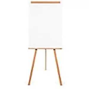Image of Bi-Office ARCHYI Angolo Freestanding Tripod Flipchart Easel Height Adjustable EA5606375 Magnetic White 750 x 1060mm