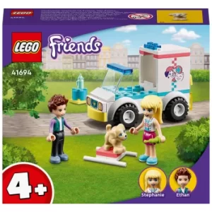 Image of LEGO Friends: Pet Clinic Ambulance Animal Rescue Toy (41694)