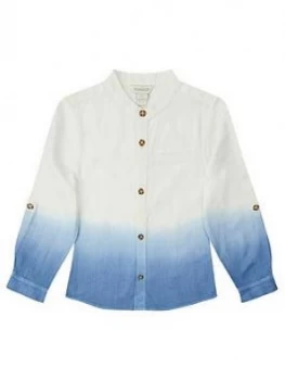 Image of Monsoon Boys Ovie Ombre Shirt - Blue