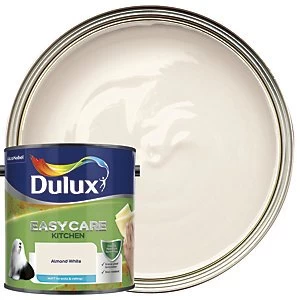 Image of Dulux Easycare Kitchen Almond White Matt Emulsion Paint 2.5L