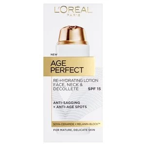 Image of LOreal Paris Age Perfect Face Neck and Decollete Lotion 50ml
