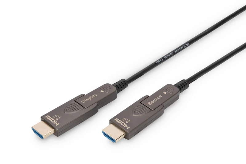 Image of Digitus 4K - HDMI AOC Hybrid Fiber Optic Cable with 30m removable plug