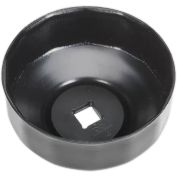 Image of Sealey 68mm x 14 Flutes Oil Filter Cap Wrench